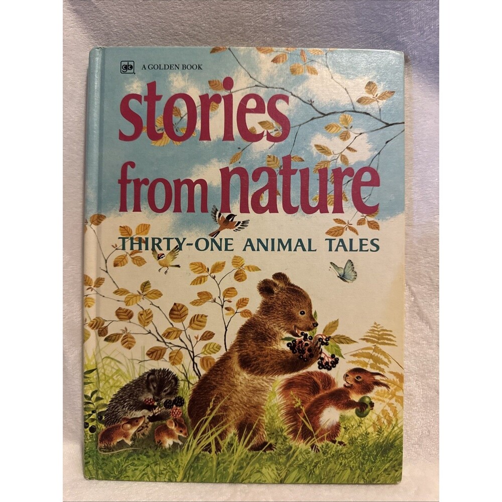 Vintage 1973 Stories From Nature Thirty One Animal Tales By Golden Press